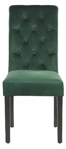 Set 2 ks. jídelních židlí VALLA II (tmavě zelená). 1023207