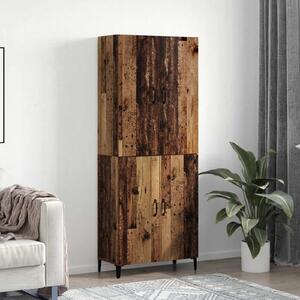 Vysoký bufet 2 ks Staré dřevo 69,5 x 34 x 180 cm 3394569