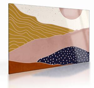 Skleněný obraz - Spacefrog design hory N⁰3 (70x50 cm)