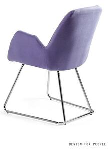 Designová stolička Catherine modrá