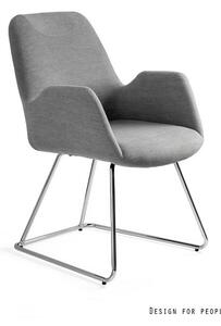 Designová stolička Catherine šedá