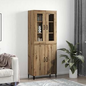 Vysoký bufet 2 ks Artisanový dub 69,5 x 34 x 180 cm 3394588
