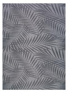 Šedý venkovní koberec Universal Palm, 160 x 230 cm