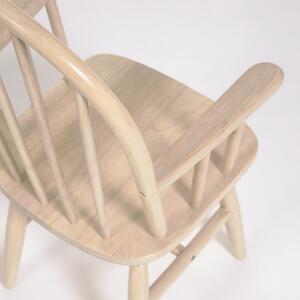 Dětská židle z kaučukového dřeva Kave Home Daisa