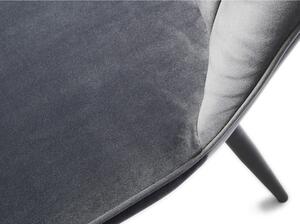 Šedá jídelní židle Unique Furniture Hudson