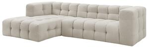 -25 % Dny MOMENTI– Bobochic Paris Béžová rohová pohovka Cloud 288 cm, levá