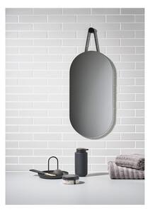 Černé nástěnné zrcadlo Zone A-series, 30 x 60 cm