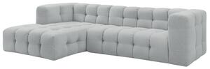 -25 % Dny MOMENTI– Bobochic Paris Světle šedá rohová pohovka Cloud 288 cm, levá