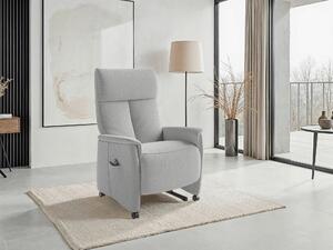 RELAXAČNÍ KŘESLO, textil, barvy stříbra Sit & More - Online Only křesla & taburety, Online Only