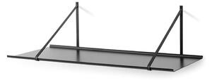 Černá nástěnná police Hammel Edge, 65 x 27 cm