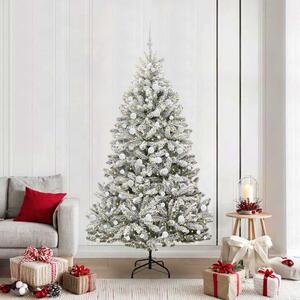 Umělý vánoční stromeček 210 cm 300 LED Teplá bílá PVC a ocel 3395760
