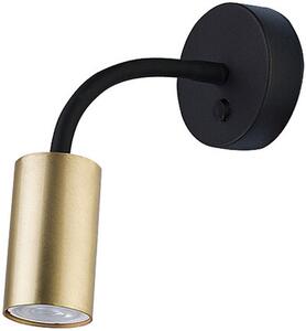 Nowodvorski Eye Flex nástěnné svítidlo 1x10 W černá-mosaz 9067
