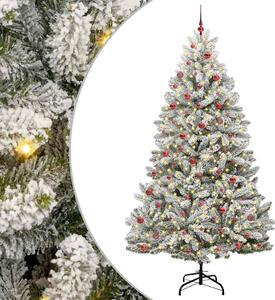 Umělý vánoční stromeček 270 cm 300 LED Teplá bílá PVC a ocel 3395775
