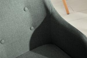 Židle ARMREST tmavě šedá strukturovaná látka skladem