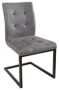 Jídelná židle vintage English šedá