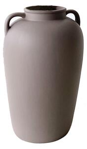 Hnědošedá keramická váza Rulina Pottle