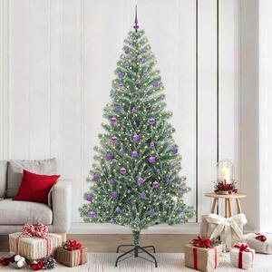 Umělý vánoční stromeček se sněhem a LED osvětlením 240 cm 3396839