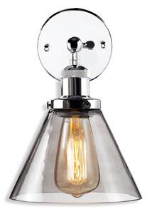 Altavola Design New York Loft nástěnné svítidlo 1x60 W chrom-kouřová LA034/W_smoky_chrom