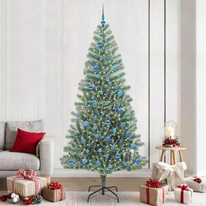 Umělý vánoční stromeček se sněhem a LED osvětlením 240 cm 3396840
