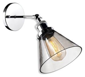 Altavola Design New York Loft nástěnné svítidlo 1x60 W chrom-kouřová LA034/W_smoky_chrom