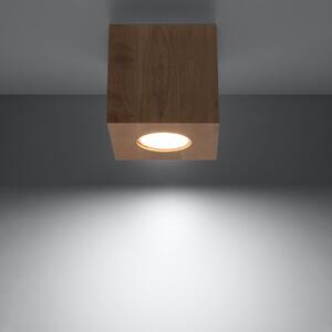 Sollux Lighting Quad stropní světlo 1x40 W dřevo SL.0493