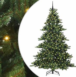 Umělý Skládací Vánoční Strom Zelená 210 cm PVC a ocel 3397680