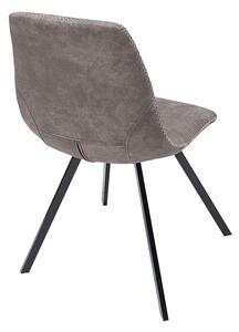 Designové židle Rotterdam Retro / šedo-hnědá