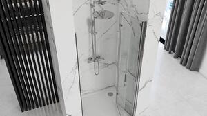 Rea Molier sprchové dveře 80 cm skládací chrom lesk/průhledné sklo REA-K6367