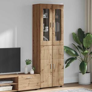 Vysoký bufet FLORIN 60 x 35 x 182 cm Artisanový dub 3397923