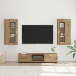 Sestava TV skříněk FLORIN 3 ks Artisanový dub Kompozitní dřevo 3397933