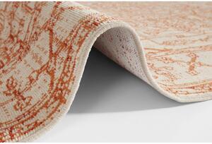 Oranžový koberec s podílem recyklované bavlny Nouristan, 200 x 290 cm