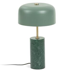 Zelená stolní lampa Kave Home Biscane