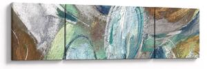 Obraz - Abstraktní malba postavy (170x50 cm)