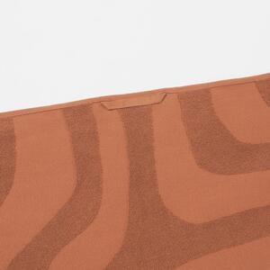 Terakotově oranžová bavlněná plážová osuška Sunnylife Luxe, 160 x 90 cm