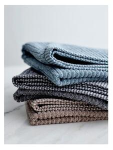 Modrý ručník z organické bavlny 50x100 cm Melange - Södahl