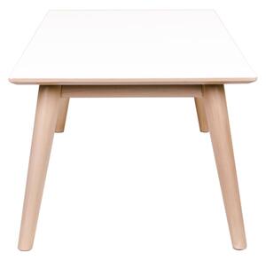 Konferenční stolek Ronald, bílo-přírodní