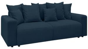 -25 % Dny MOMENTI– Bobochic Paris Tmavě modrá manšestrová rozkládací pohovka Envy 245 cm