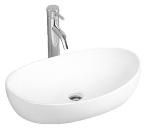 LaVita Barco umyvadlo 65x42 cm oválné na pult bílá 5908211410173