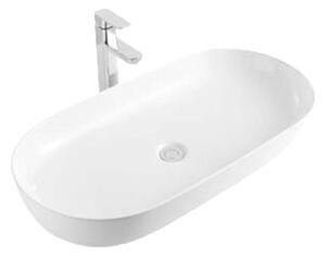 LaVita Verso umyvadlo 80x40 cm oválné na pult bílá 5908211410197