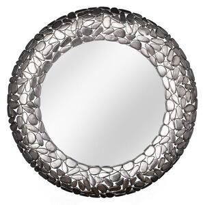 Designové zrcadlo Mauricio, 82 cm, stříbrné