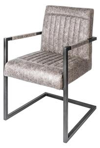 Jídelní židle Maddison vintage šedá