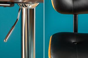 Designová barová židle Kadence, černý ořech - Skladem