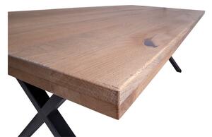 Designový jídelní stůl Finnegan, tmavý dub