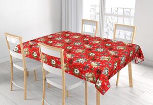 Ubrus VÁNOCE Červená,Šedá,Zelená 4300/130 - 70x70 cm