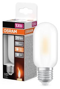 Matná LED žárovka E27 1 W FLAME, komfortní teplá bílá