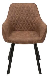 Designová židle Francesca, světlehnědá - Skladem
