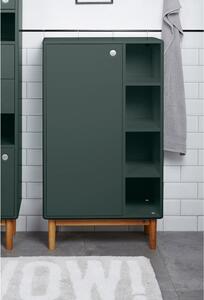 Tmavě zelená vysoká závěsná koupelnová skříňka 66x100 cm Color Bath – Tom Tailor