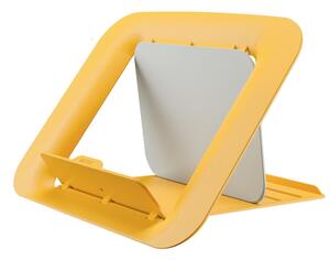 Žlutý nastavitelný stojan pod notebook ERGO Cosy - Leitz