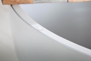 Kulatý konferenční stolek Jacktar, 70 cm, bílý