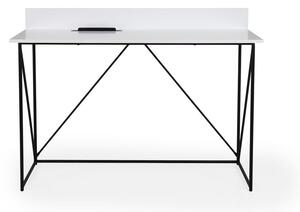 Bílý pracovní stůl Tenzo Tell, 120 x 48 cm